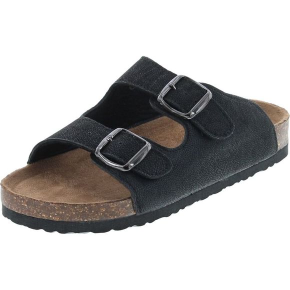 Outwoods Bork-46 Black Womens sandals 6 NEW - Picture 1 of 8